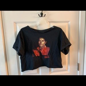 Michael Jackson Crop Top